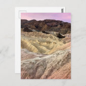 Nationaal park Zabriskie Point Death Valley Briefkaart (Voorkant / Achterkant)