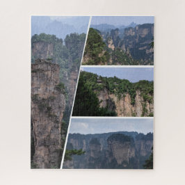 Nationaal park Zhangjiajie Collage Puzzle Legpuzzel