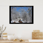 Nationaal park zHot Springs, Ice Snow Hut Poster (Keuken)