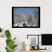 Nationaal park zHot Springs, Ice Snow Hut Poster (Thuiskantoor)