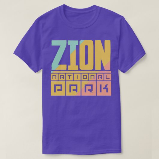 Nationaal Park Zion 22 T-shirt (Design voorkant)