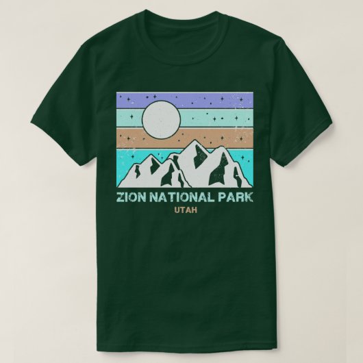 Nationaal Park Zion 2 T-shirt (Design voorkant)