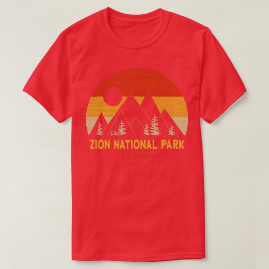 Nationaal Park Zion 2 T-shirt (Design voorkant)