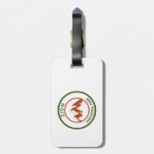 Nationaal Park Zion Bagagelabel (Achterkant verticaal)