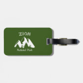 Nationaal Park Zion Bagagelabel (Achterkant horizontaal)