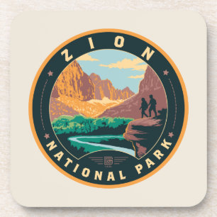 Nationaal Park Zion Bier Onderzetter