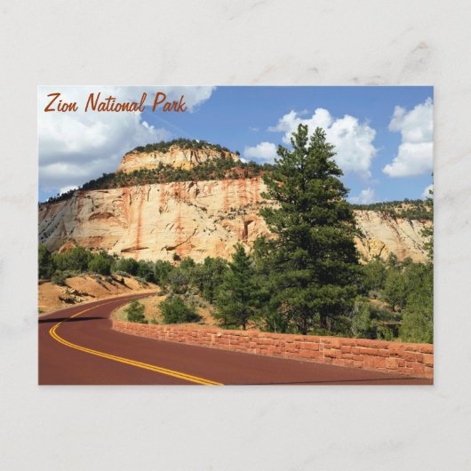 Nationaal Park Zion Briefkaart (Voorkant)