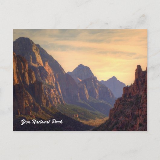 Nationaal Park Zion Briefkaart (Voorkant)