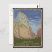 Nationaal Park Zion Briefkaart (Voorkant / Achterkant)