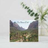 Nationaal Park Zion Briefkaart (Staand voorkant)