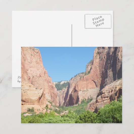 Nationaal Park Zion Briefkaart (Voorkant / Achterkant)