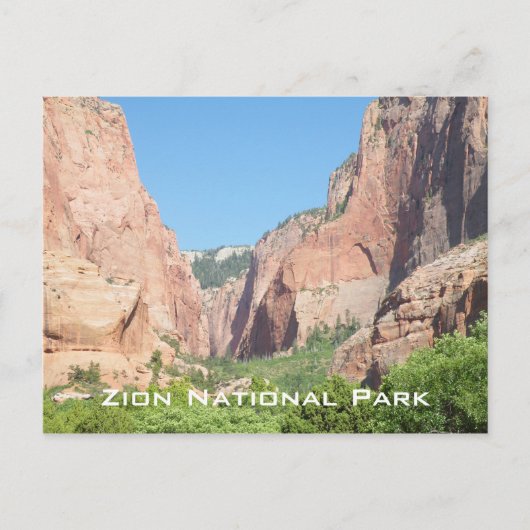 Nationaal Park Zion Briefkaart (Voorkant)