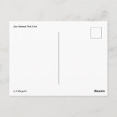 Nationaal Park Zion Briefkaart (Achterkant)