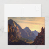 Nationaal Park Zion Briefkaart (Voorkant / Achterkant)
