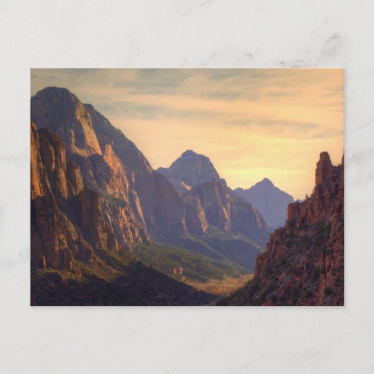 Nationaal Park Zion Briefkaart (Voorkant)