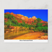 Nationaal Park Zion Briefkaart (Voorkant)