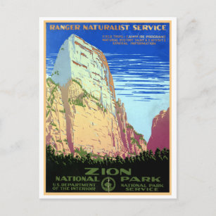  nationaal park Zion Briefkaart
