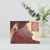 Nationaal Park Zion Briefkaart (Staand voorkant)