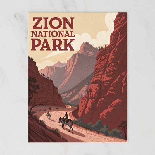 Nationaal Park Zion Briefkaart
