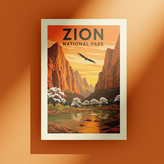 Nationaal Park  Zion Briefkaart