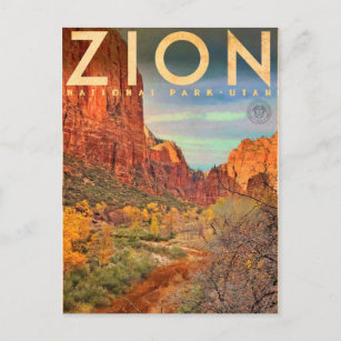  Nationaal Park Zion Briefkaart