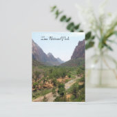 Nationaal Park Zion Briefkaart (Staand voorkant)