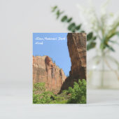Nationaal Park Zion Briefkaart (Staand voorkant)