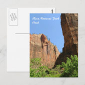 Nationaal Park Zion Briefkaart (Voorkant / Achterkant)