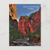 Nationaal Park Zion Briefkaart (Voorkant)