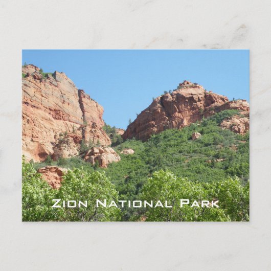 Nationaal Park Zion Briefkaart (Voorkant)