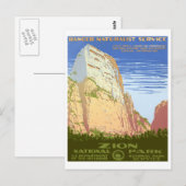 Nationaal Park Zion Briefkaart (Voorkant / Achterkant)
