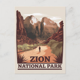 Nationaal Park Zion Briefkaart