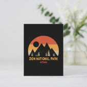 Nationaal Park Zion Briefkaart (Staand voorkant)