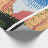 Nationaal Park Zion Cadeaupapier (Hoek)