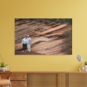 Nationaal Park Zion Canvas Afdruk (Insitu (Woonkamer))