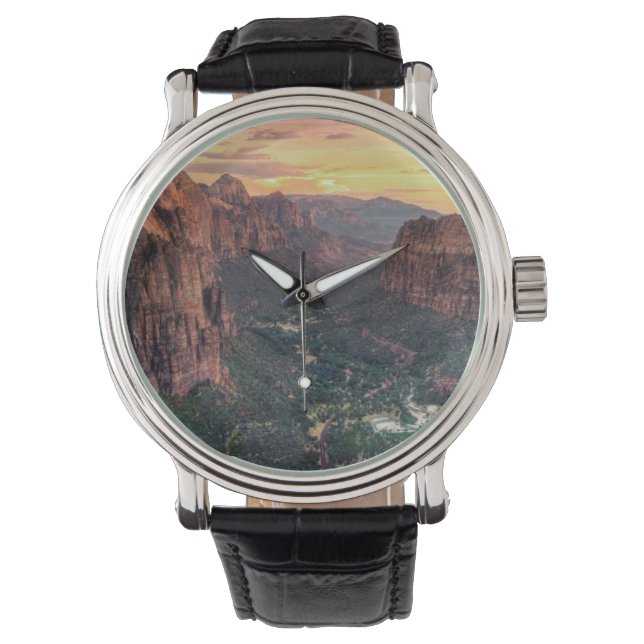 Nationaal Park Zion Canyon Horloge (Voorkant)