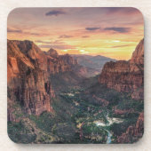 Nationaal Park Zion Canyon Onderzetter (Voorkant)