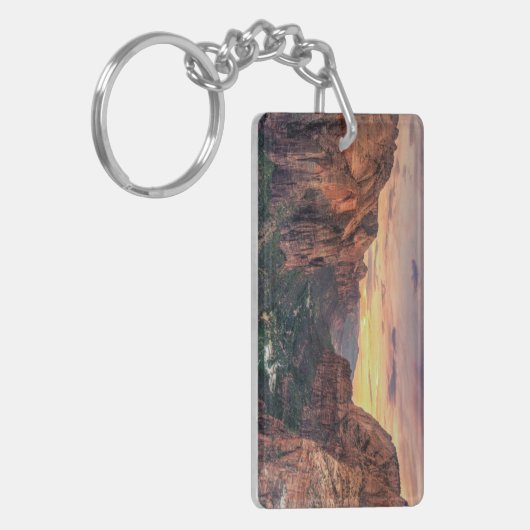 Nationaal Park Zion Canyon Sleutelhanger (Voorkant Links)