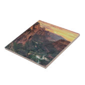 Nationaal Park Zion Canyon Tegeltje (Zijkant)