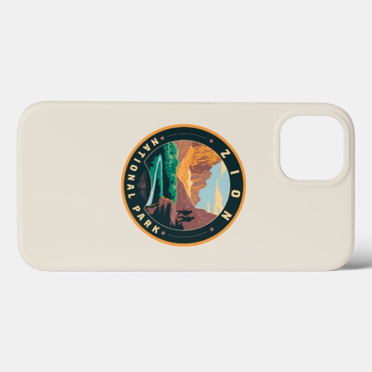 Nationaal Park Zion Case-Mate iPhone Case (Achterkant (horizontaal))