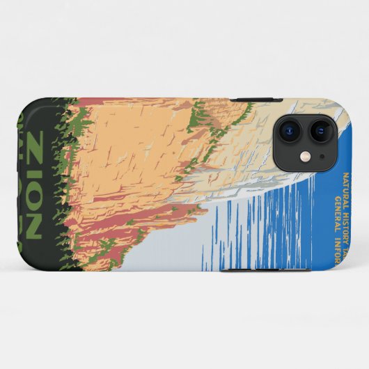 Nationaal Park Zion Case-Mate iPhone Case (Achterkant (horizontaal))
