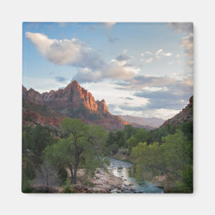 Nationaal Park Zion - De Watchman magnet