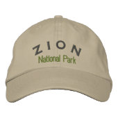 Nationaal Park Zion Geborduurde Pet (Voorkant)