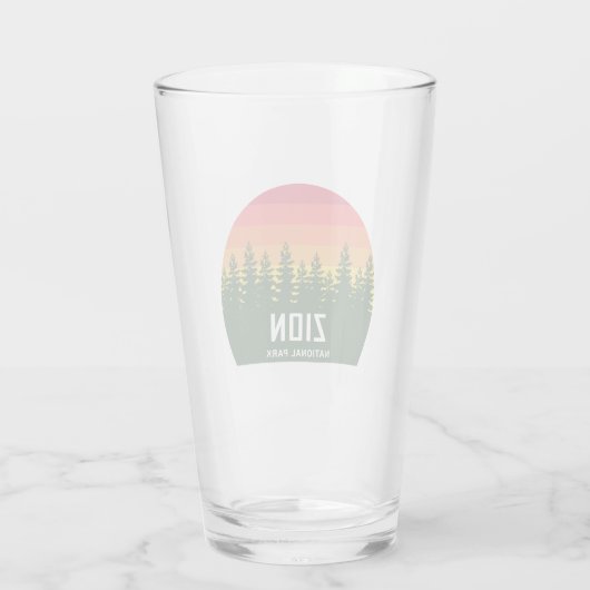 Nationaal Park Zion Glas (Achterkant)