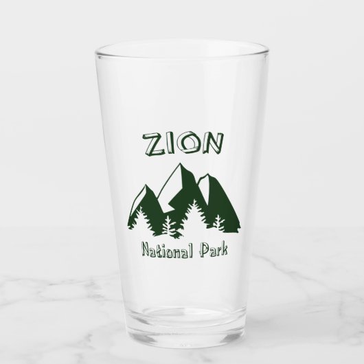 Nationaal Park Zion Glas (Voorkant)