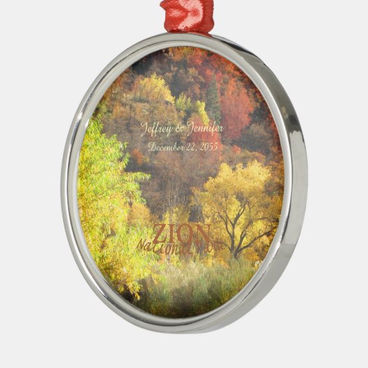 Nationaal Park Zion, herfst, Ornament (Links)