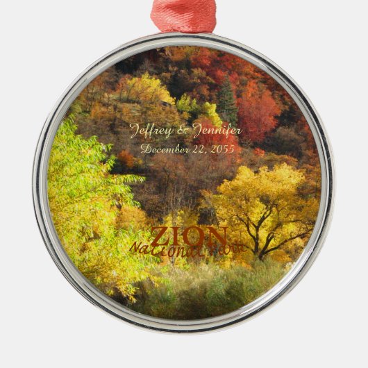 Nationaal Park Zion, herfst, Ornament (Voorkant)