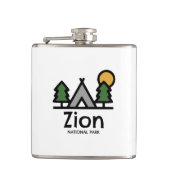 Nationaal Park Zion Heupfles (Voorkant)