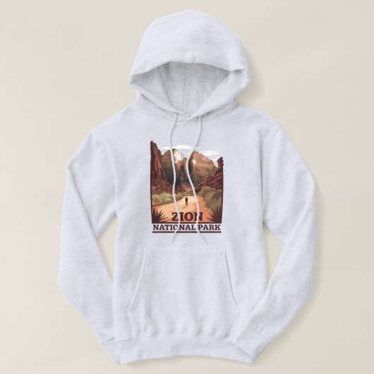 Nationaal Park Zion Hoodie (Design voorkant)