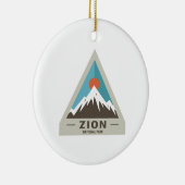 Nationaal Park Zion Keramisch Ornament (Rechts)